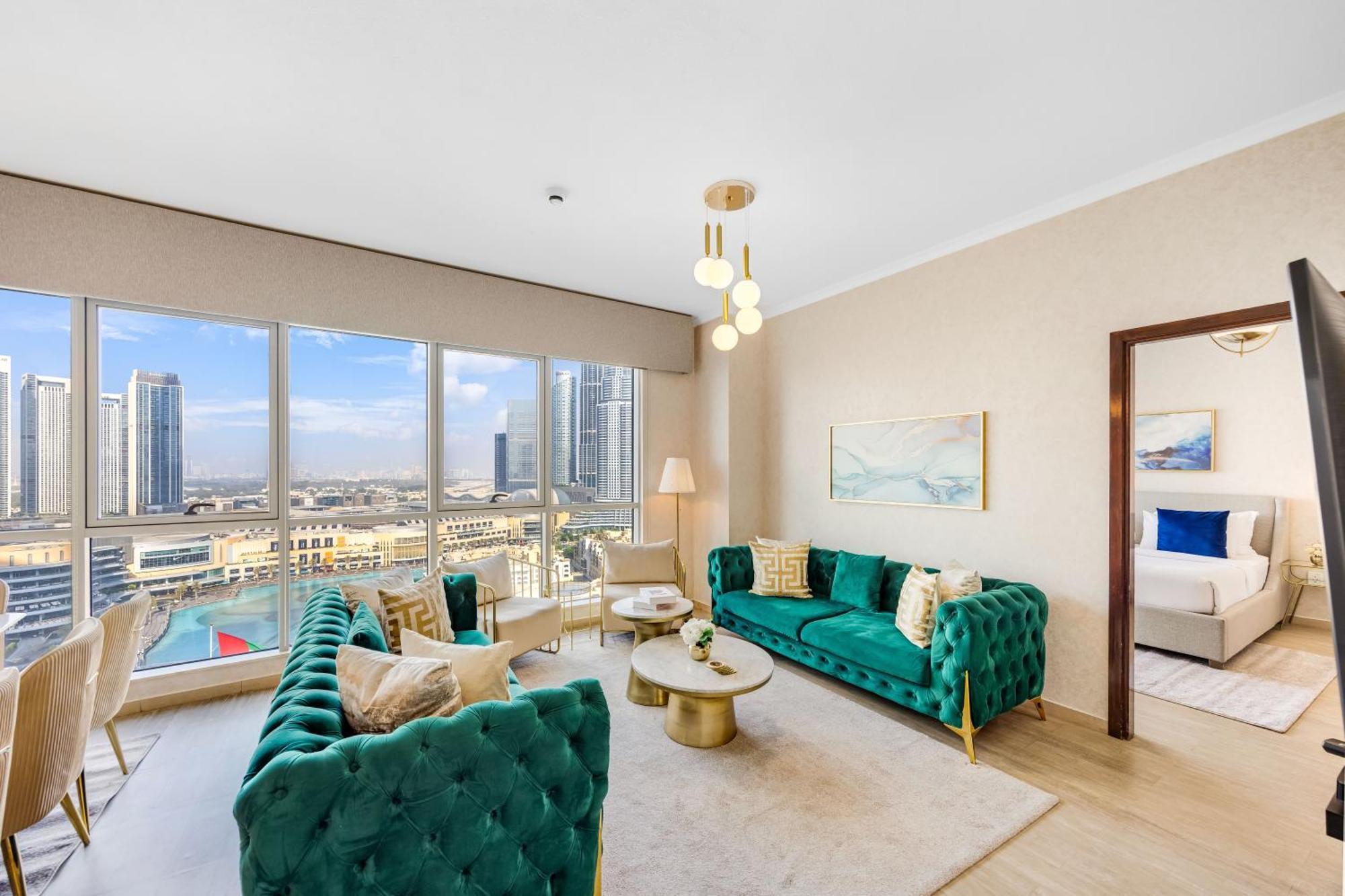 Durrani Homes - Grandiose 5Br Besides Dubai Mall With Burjkhalifa And Fountain View Exterior foto