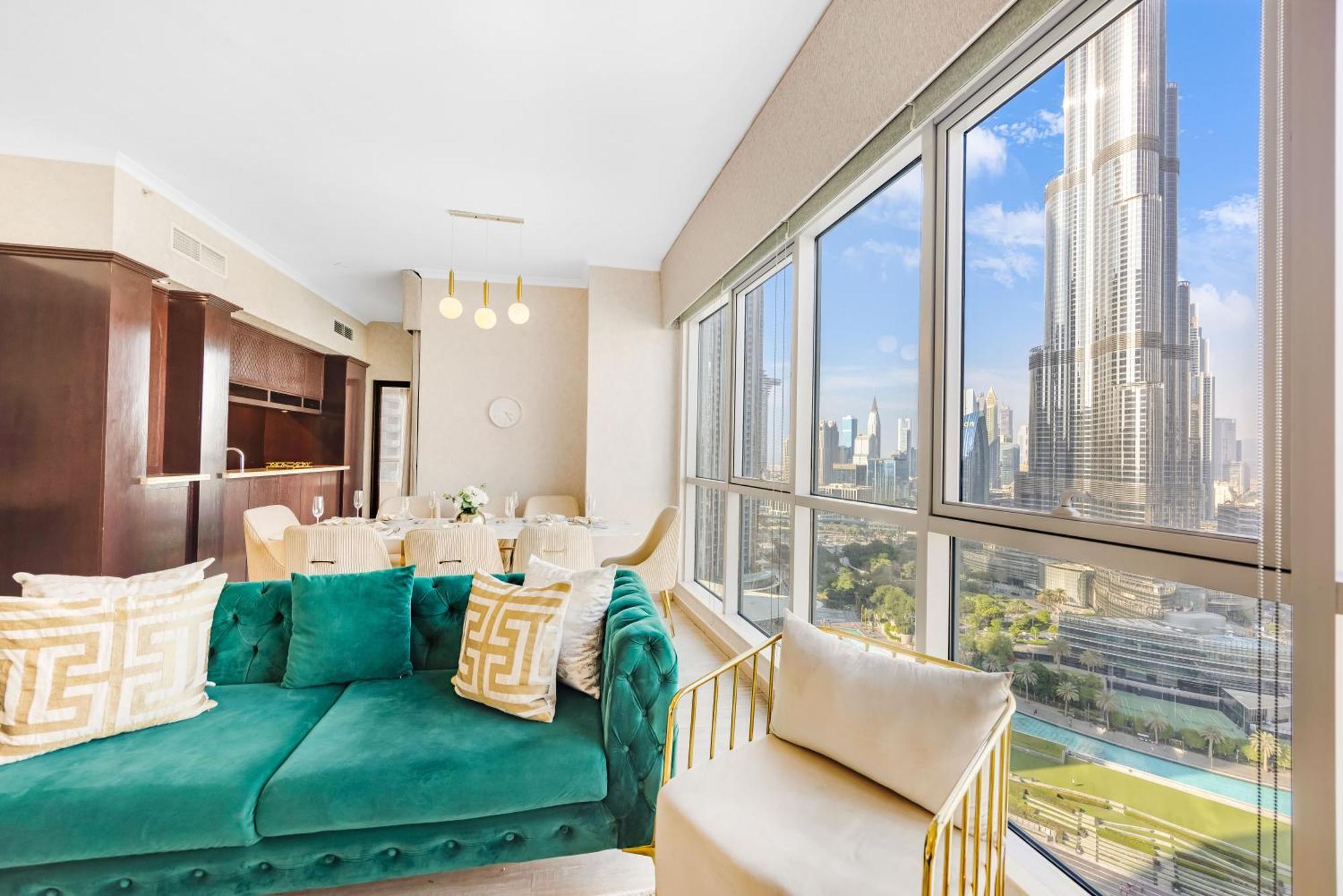 Durrani Homes - Grandiose 5Br Besides Dubai Mall With Burjkhalifa And Fountain View Exterior foto